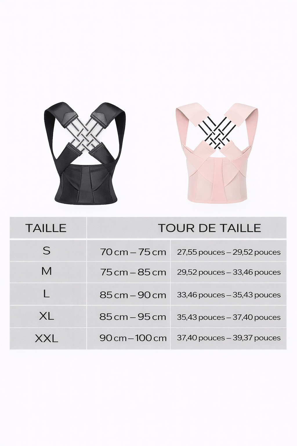 Correcteur de posture de dos